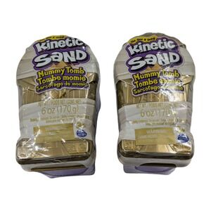 Kinetic Sand Mummy Tomb Mommy 6oz Modeling Compound New Lot of 2x